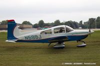 N599J @ KOSH - American Aviation AA-5B Tiger  C/N AA5B0740, N599J - by Dariusz Jezewski www.FotoDj.com