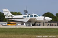 N6593U @ KOSH - Beech 58 Baron  C/N TH-1371, N6593U - by Dariusz Jezewski www.FotoDj.com