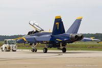 163464 @ KOSH - F/A-18D Hornet 163464  from Blue Angels Demo Team  NAS Pensacola, FL - by Dariusz Jezewski www.FotoDj.com