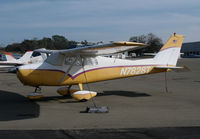 N7828T @ KAUN - Locally-based 1960 Cessna 172A Skyhawk under cover @ Auburn Municipal Airport, CA - by Steve Nation