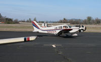 N1501X @ KAUN - Locally-based 1975 Piper PA-28-180 Cherokee taxiing @ Auburn Municipal Airport, CA - by Steve Nation