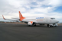 C-FANF @ KPHX - This was a very unusual visitor to PHX.  It was a charter movement. - by Dave Turpie