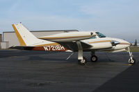 N721BH @ KLHM - Locally-based 1963 Cessna E310H @ Lincoln Regional Airport (Karl Harder Field), CA (to Amber Airplane LLC, Los Altos Hills, CA then CX from USCAR 2008-05-21 as exported to Ukraine as UR-VOKA) - by Steve Nation