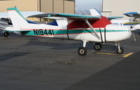 N19441 @ KLHM - Locally-based 1950 Cessna 150L under cover @ Lincoln Regional Airport (Karl Harder Field), CA - by Steve Nation