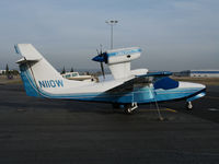 N110W @ KLHM - Seabird Inc., Hamilton, MT-based Aerofab Lake 250 under cover @ Lincoln Regional Airport (Karl Harder Field), CA - by Steve Nation