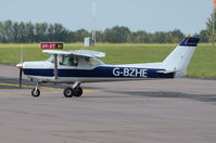 G-BZHE @ EGSH - Just landed at Norwich. - by Graham Reeve
