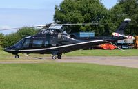 G-EMHC @ EGNX - East Midlands Helicopter A109 at Costock - by FerryPNL