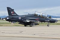 155208 @ KBOI - Taxiing on Bravo.  No.2 CFFTS, Moose Jaw, Saskatchewan, Canada. - by Gerald Howard