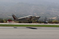 N32066 @ SZP - 1974 Piper PA-28-151 WARRIOR, Lycoming O-320-E3D 150 Hp, takeoff climb Rwy 22 - by Doug Robertson