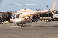 N39049 @ OXR - 1980 Bell 206B JETRANGER, one Allison 250-C20 Turboshaft, 420 SHp for takeoff, 370 SHp continuous, On Aspen Helicopters ramp, Restricted class - by Doug Robertson