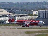 9M-XBA @ LFBO - Seen stored pending delivery to Air Asia wearing test reg F-WXAH - by AirbusA320
