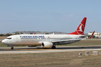 TC-JHP @ LMML - B737-800 TC-JHP Turkish Airlines - by Raymond Zammit