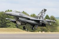 FA-70 @ LFSI - SABCA F-16AM Fighting Falcon, On final rwy 29, St Dizier-Robinson Air Base 113 (LFSI) Open day 2017 - by Yves-Q