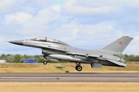 ET-612 @ LFSI - SABCA F-16B Fighting Falcon, Landing rwy 29, St Dizier-Robinson Air Base (LFSI) Open day 2017 - by Yves-Q