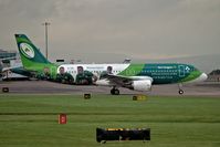 EI-DEI @ EGCC - taxing for take off on runway [23L @ EGCC uk] - by andysantini