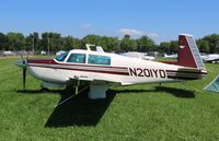 N201YD @ KOSH - Mooney M20J