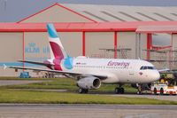 D-AGWU @ EGSH - Towed from paint with Eurowings colour scheme. - by keithnewsome