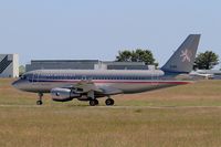 3085 @ LFRJ - Airbus ACJ319, Take off run rwy 08, Landivisiau Naval Air Base (LFRJ) - by Yves-Q