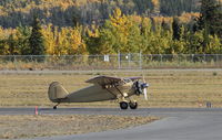N18285 @ CYXY - Taking off from Whitehorse, Yukon, on a brilliant Fall day. - by Murray Lundberg