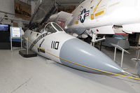 160899 - Nose section on display at the Cradle of Aviation Museum. This F-14A served with VF-14, VF-103, VF-101, VF-33 and VF-102. It is in its final livery from VF-102 Diamondbacks aboard USS America in 1994. - by Arjun Sarup