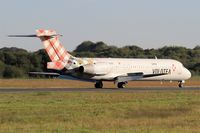 EI-EXI @ LFRB - Boeing 717-2BL, Landing rwy 07R, Brest-Bretagne airport (LFRB-BES) - by Yves-Q