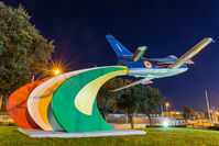MM6277 @ LIEE - Gate Guardian in Selargius, dedicated to col.pil. Antonio Gallus, a Frecce Tricolori pilot died during a mission - by GIAN LUCA  ONNIS