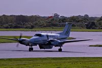 F-GHSV @ EGCC - left runway 23R now taxing in to the [FBO exc ramp] - by andysantini