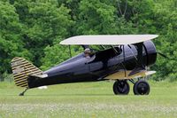 N4442 @ LFFQ - Laird LC-RW300, Taxiing to parking area, La Ferté-Alais (LFFQ) air show 2016 - by Yves-Q