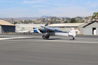 N11JH @ SZP - 2016 CubCrafters CC11-160 CARBON CUB SS, Titan 340CC 160 Hp, short takeoff liftoff Rwy 22 on tundra tires which also cushion those plop-down short landings - by Doug Robertson