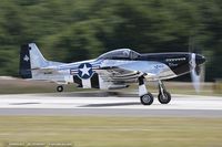 N51HY @ KBAF - North American P-51D Mustang Quick Silver  C/N 45-11439, NL51HY - by Dariusz Jezewski www.FotoDj.com