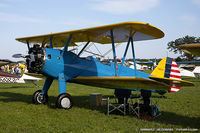 N55569 @ KOSH - Boeing A75N1(PT17) Stearman  C/N 75-1875 , N55569 - by Dariusz Jezewski www.FotoDj.com