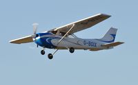 G-BOIX @ EGFH - Visiting Skyhawk departing Runway 22. - by Roger Winser
