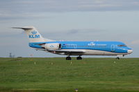 PH-KZB @ EGSH - Just landed at Norwich. - by Graham Reeve