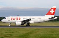 HB-IPT @ EGCC - Swiss A319 departing MAN - by FerryPNL