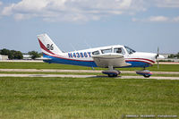 N4386T @ KOSH - Piper PA-28-180 Cherokee  C/N 28-7105221 , N4386T - by Dariusz Jezewski www.FotoDj.com
