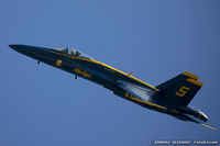163451 @ KOSH - F/A-18C Hornet 163451 C/N 0662 from Blue Angels Demo Team  NAS Pensacola, FL - by Dariusz Jezewski www.FotoDj.com