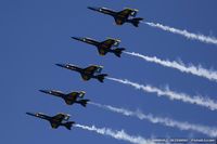 163768 @ KOSH - F/A-18C Hornet 163768 C/N 0848 from Blue Angels Demo Team  NAS Pensacola, FL - by Dariusz Jezewski www.FotoDj.com