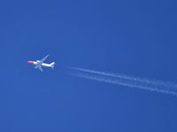 LN-LNA - overflying Bordeaux airport, DY7075-NAX7075 BCN/OAK level 380 - by JC Ravon - FRENCHSKY