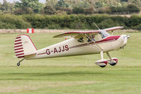 G-AJJS @ EGTH - Cessna 120 G-AJJS Gathering of Moths Old Warden 30/7/17 - by Grahame Wills