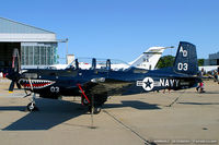 160646 @ KNTU - T-34C Turbo Mentor 160646 AD-03 from VF-101 'Grim Rippers' NAS Oceana, VA - by Dariusz Jezewski www.FotoDj.com