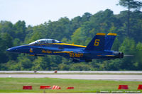 161943 @ KNTU - F/A-18B Hornet 161943 C/N 0150 from Blue Angels Demo Team  NAS Pensacola, FL - by Dariusz Jezewski www.FotoDj.com