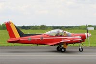 ST-34 @ LFOA - Belgian Red Devil Team SIAI-Marchetti SF-260M, Taxiing to flight line, Avord Air Base 702 (LFOA) Open day 2016 - by Yves-Q