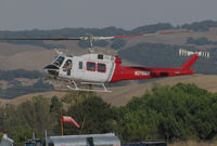 N216GH @ O69 - Rotorcraft Support Inc. (Van Nuys, CA) 1969 Bell 205A-1 returning to Petaluma Municipal Airport, CA temporary home base from making water drops on the devastating October 2017 Northern California wildfires - by Steve Nation