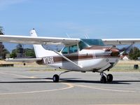 N1746R @ KRHV - Locally-based 1978 Cessna R182 taxing to the ramp at Reid Hillview Airport, San Jose, CA. - by Chris Leipelt
