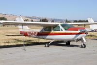 N432AF @ E16 - Locally-based 1973 Cessna 177RG parked on the ramp and rotting at San Martin Airport, CA. - by Chris Leipelt