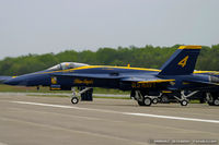 161942 @ KMIV - F/A-18A Hornet 161942 C/N 0149 from Blue Angels Demo Team  NAS Pensacola, FL - by Dariusz Jezewski www.FotoDj.com