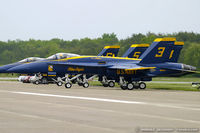161956 @ KMIV - F/A-18A Hornet 161956 C/N 0167 from Blue Angels Demo Team  NAS Pensacola, FL - by Dariusz Jezewski www.FotoDj.com