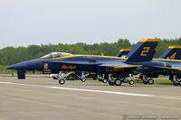 161975 @ KMIV - F/A-18A Hornet 161975 C/N 0194 from Blue Angels Demo Team  NAS Pensacola, FL - by Dariusz Jezewski www.FotoDj.com