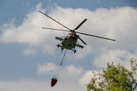 705 - Purchase of fire water with Bambi-bucket. In the Öskü airspace, Hungary - by Attila Groszvald-Groszi