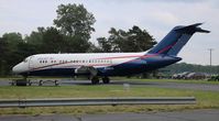 N196US @ YIP - USA Jet - by Florida Metal